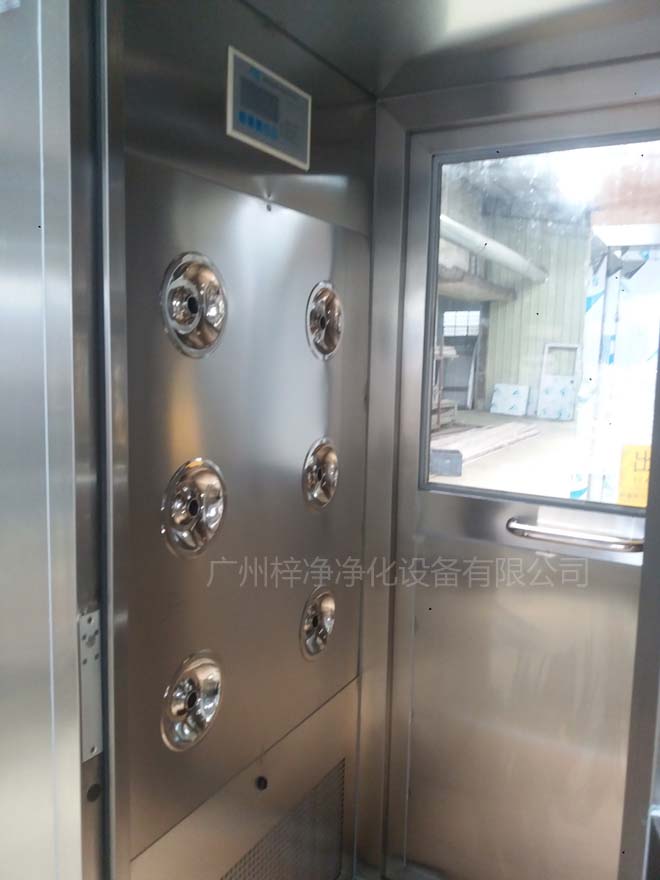 全不銹鋼單人雙吹風(fēng)淋室?guī)Э刂泼? width=